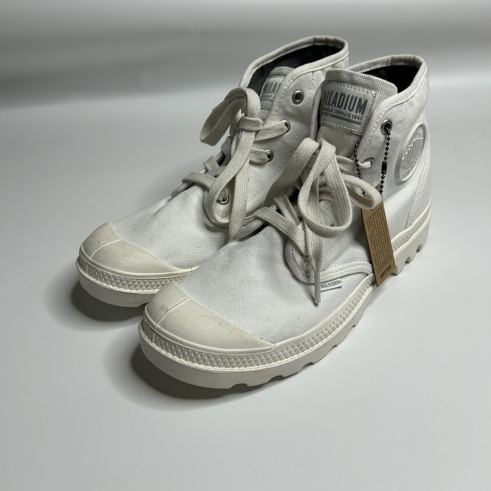 Palladium Pampa Hi Originale Boot Women's 9.5 Canvas Lace Up Sneaker Granola